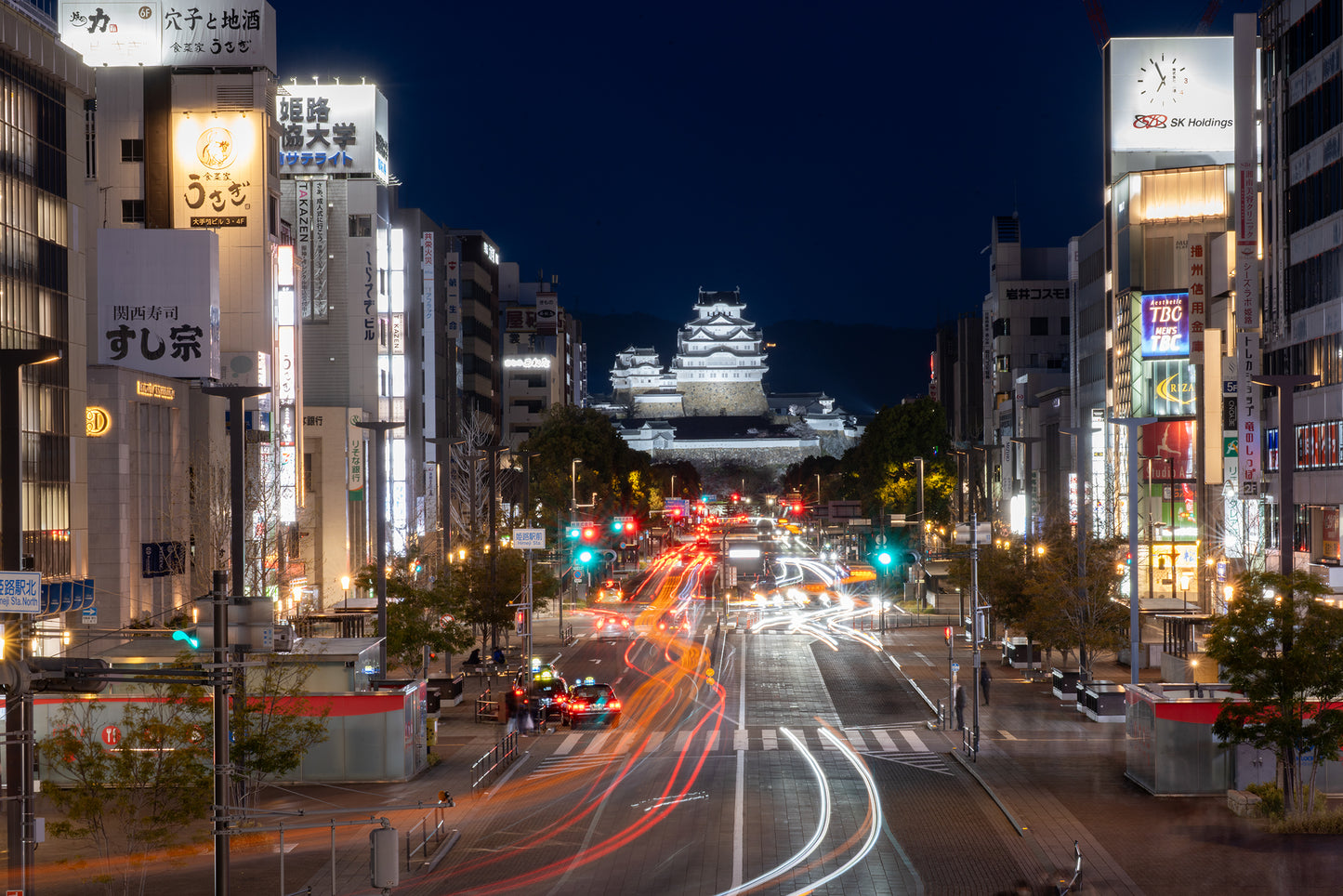 Himeji at Night - Limited to 10 Prints